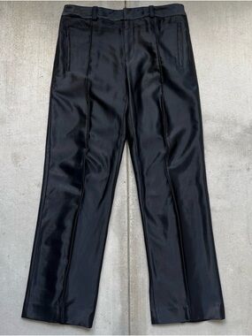Ann Demeulemeester 35x34 cotton sateen trousers